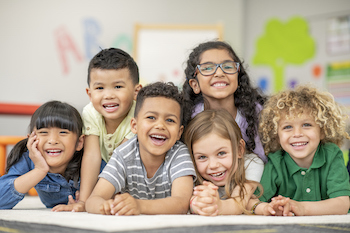 Group of young kids